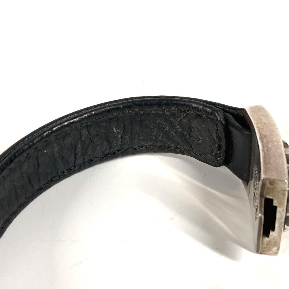 CHROME HEARTS Accessories Bangle Harness Clasp HARNESS CLASP Bracelet Leather Unisex Black