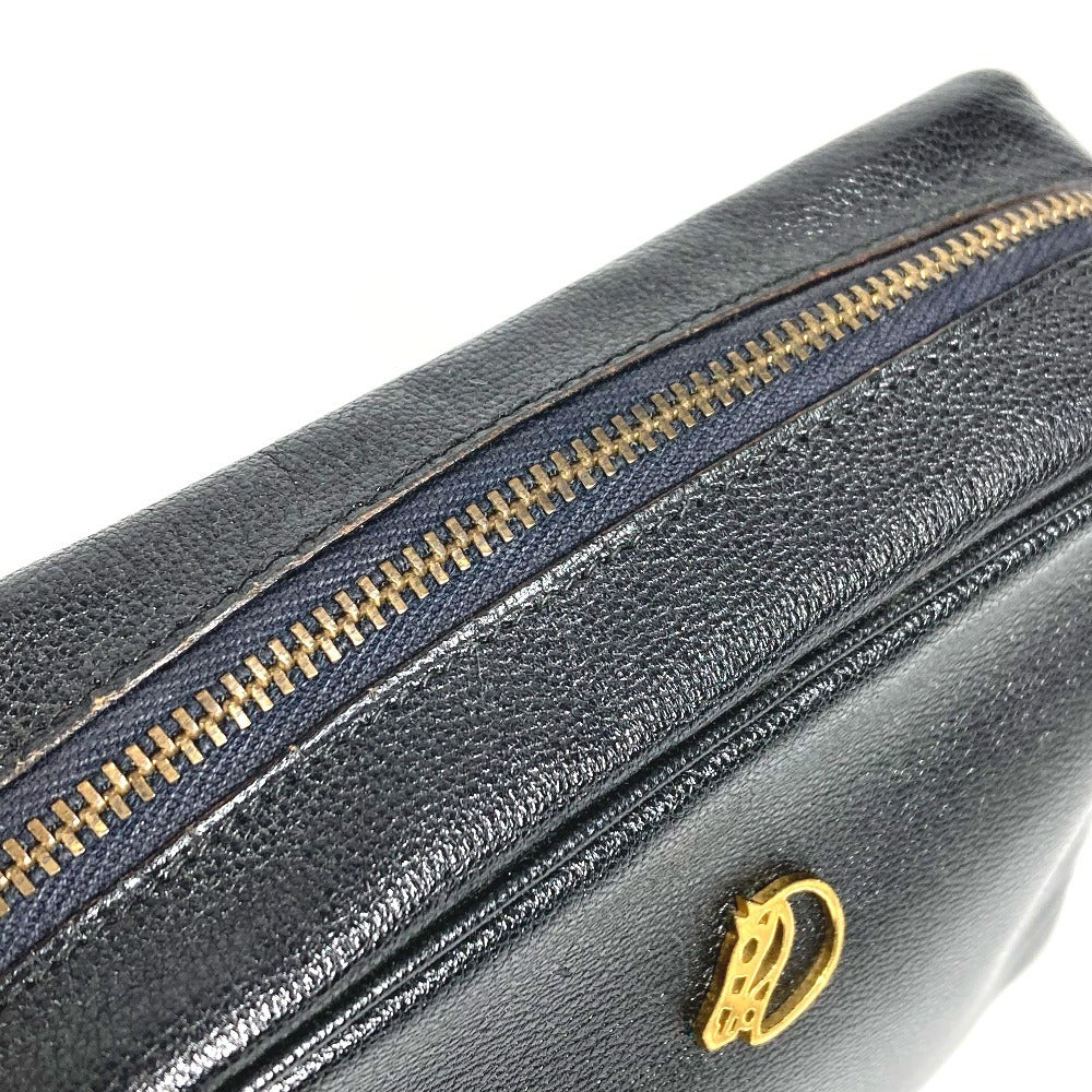 Hermes Vintage Jockey Horse Cheval Bag Crossbody Pochette Bahu Beg Kulit Unisex Hitam