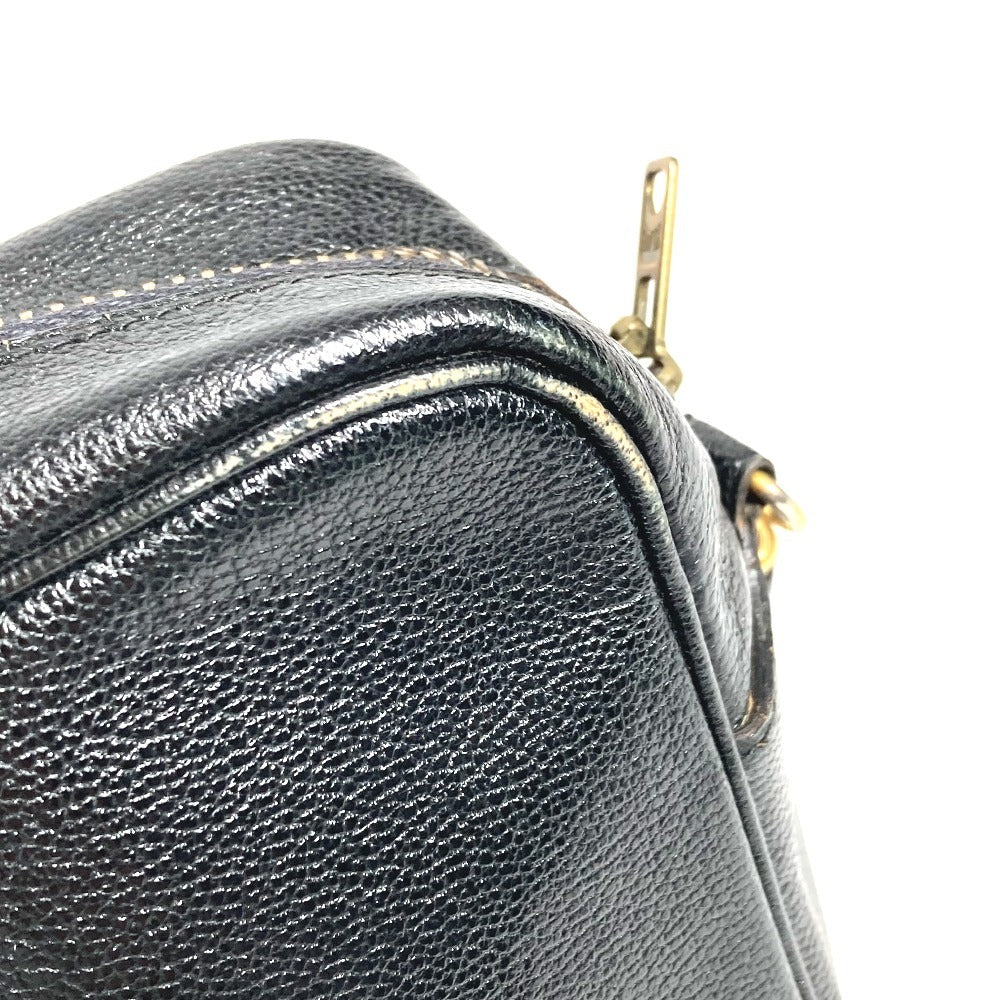 Hermes Vintage Jockey Horse Cheval Bag Crossbody Pochette Bahu Beg Kulit Unisex Hitam