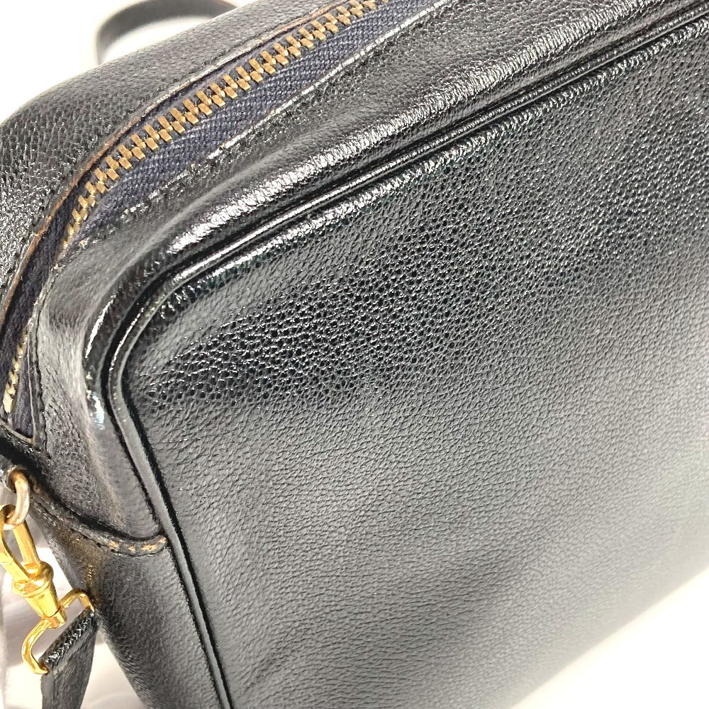 Hermes Vintage Jockey Horse Cheval Bag Crossbody Pochette Bahu Beg Kulit Unisex Hitam