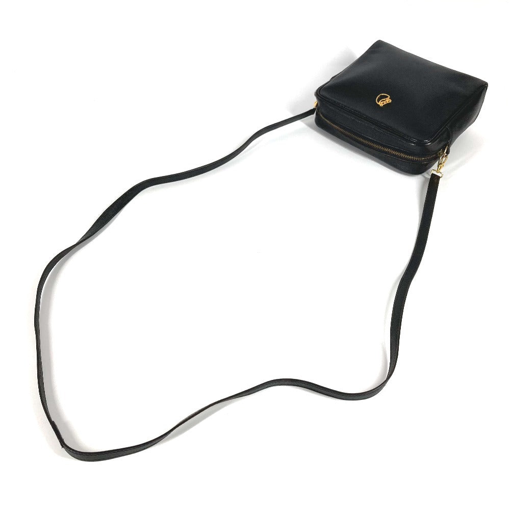 Hermes Vintage Jockey Horse Cheval Bag Crossbody Pochette Bahu Beg Kulit Unisex Hitam