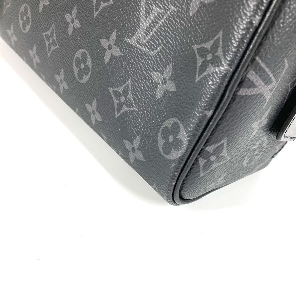 LOUIS VUITTON M46354 Monogram Eclipse Dop Kit Clutch Bag with Handle Bag Pouch Second Bag Monogram Eclipse Canvas Men's Black