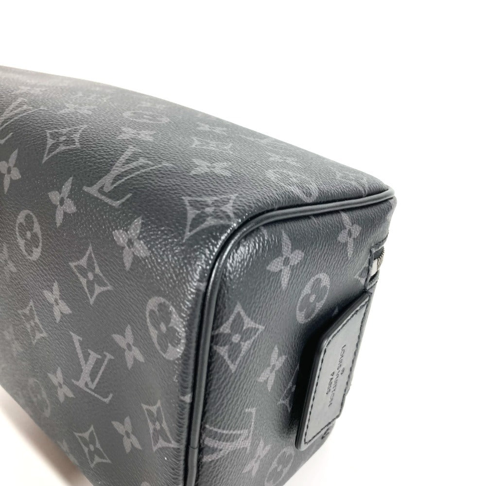LOUIS VUITTON M46354 Monogram Eclipse Dop Kit Clutch Bag with Handle Bag Pouch Second Bag Monogram Eclipse Canvas Men's Black