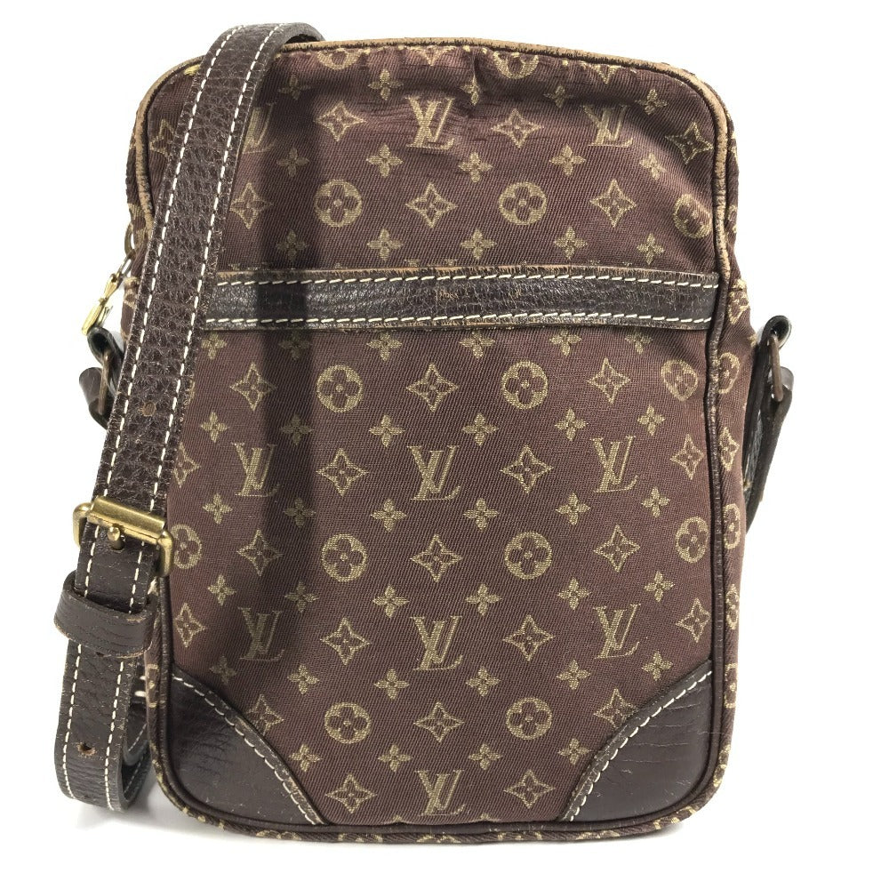 Louis Vuitton M95228 Monogram Mini Run Danube Bag Pochette Crossbody Bahu Beg Monogram Mini Run Canvas Unisex Brown