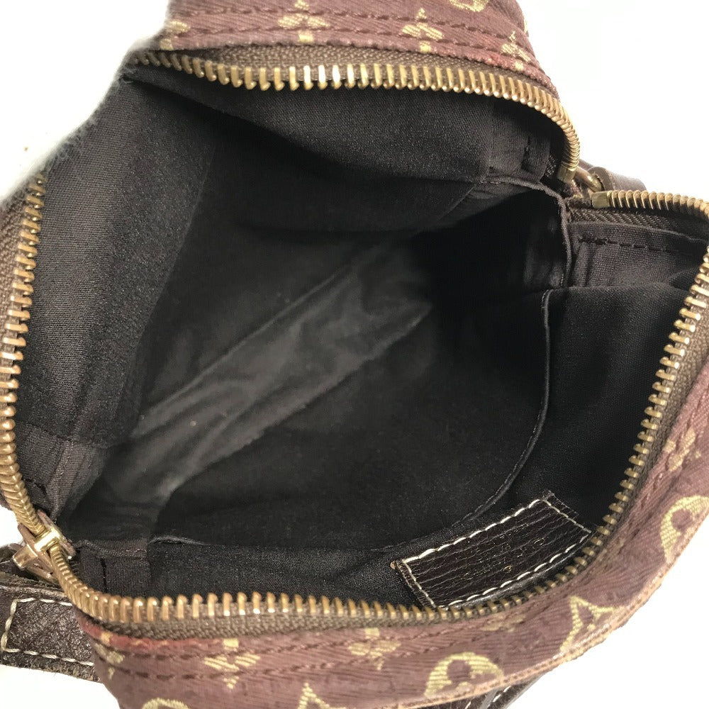 Louis Vuitton M95228 Monogram Mini Run Danube Bag Pochette Crossbody Bahu Beg Monogram Mini Run Canvas Unisex Brown