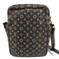 Louis Vuitton M95228 Monogram Mini Run Danube Bag Pochette Crossbody Bahu Beg Monogram Mini Run Canvas Unisex Brown