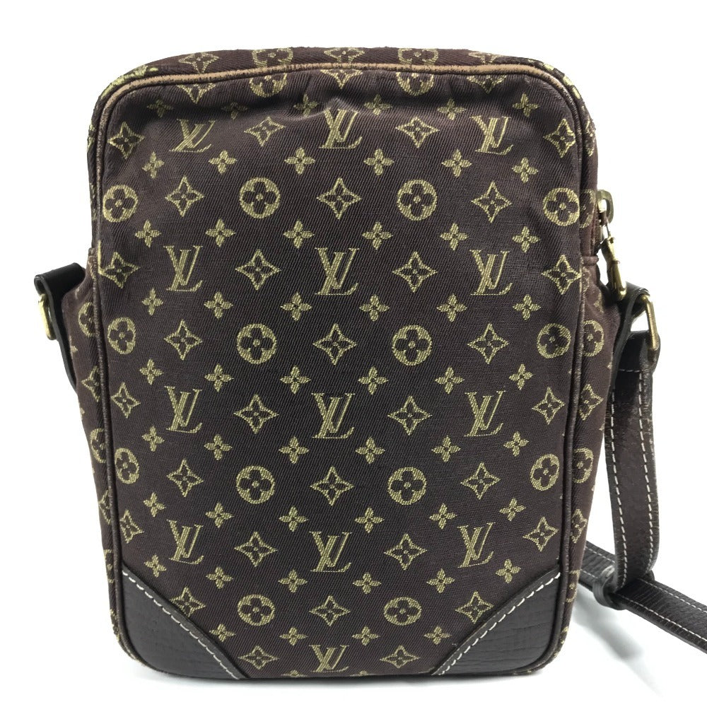 Louis Vuitton M95228 Monogram Mini Run Danube Bag Pochette Crossbody Bahu Beg Monogram Mini Run Canvas Unisex Brown