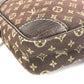 Louis Vuitton M95228 Monogram Mini Run Danube Bag Pochette Crossbody Bahu Beg Monogram Mini Run Canvas Unisex Brown