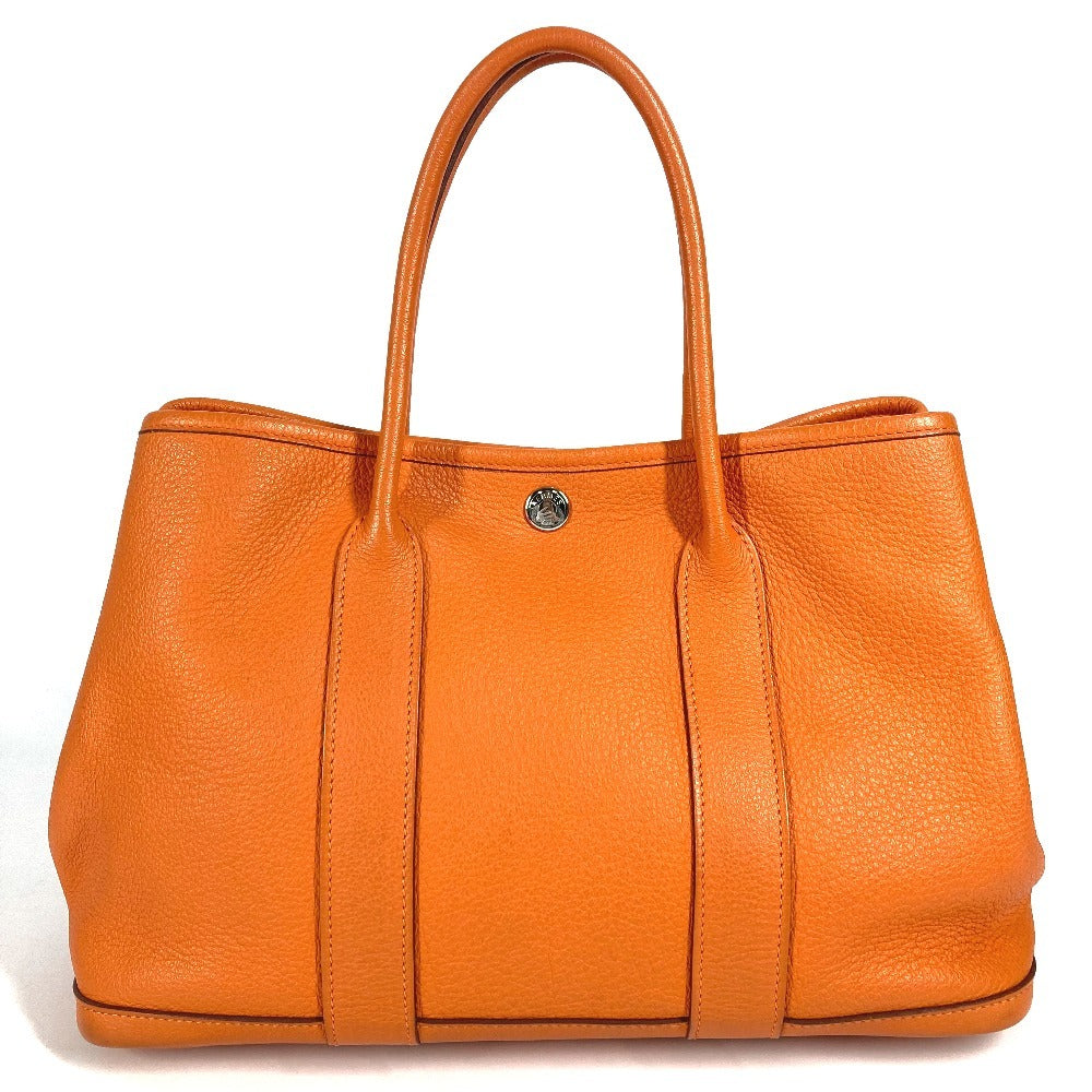 HERMES Garden Party TPM Garden Party TPM Bolso Bolso Bolso Tote Negonda Señoras Naranja