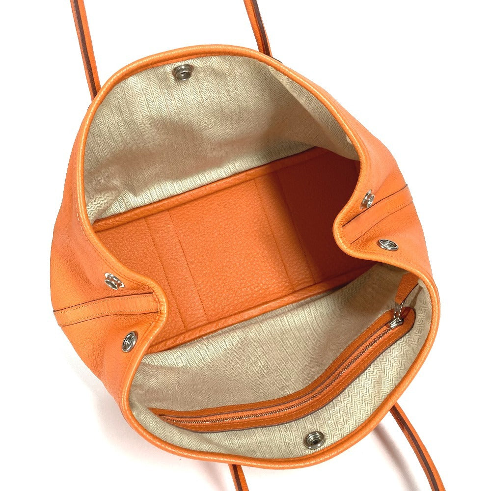 HERMES Garden Party TPM Garden Party TPM Bolso Bolso Bolso Tote Negonda Señoras Naranja