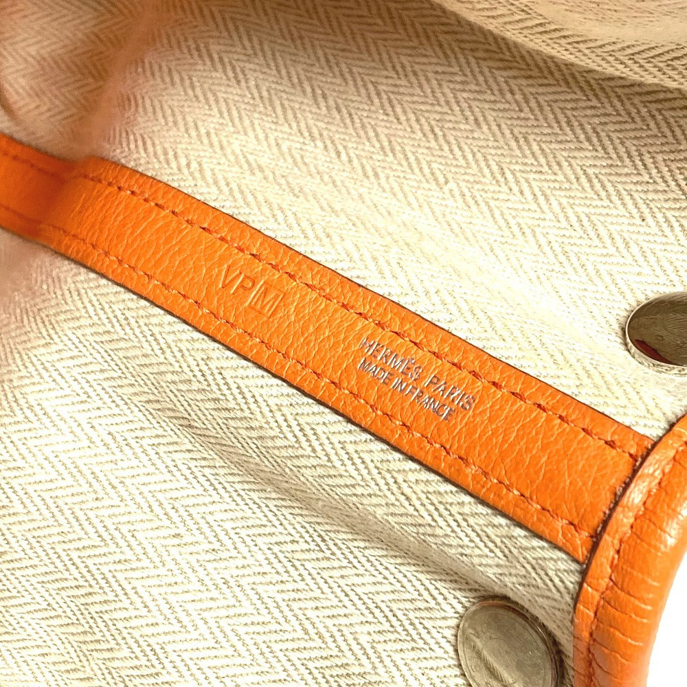 HERMES Garden Party TPM Garden Party TPM Bolso Bolso Bolso Tote Negonda Señoras Naranja