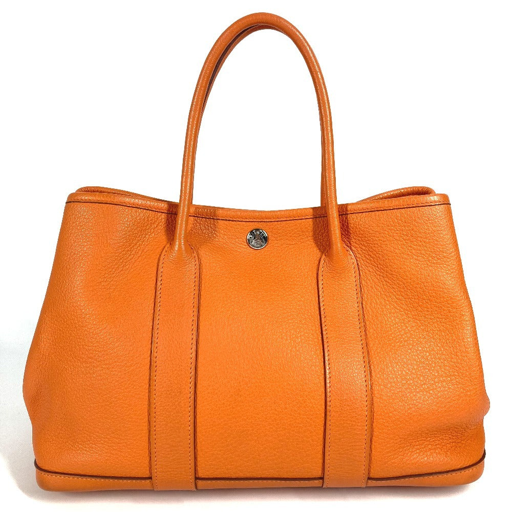 HERMES Garden Party TPM Garden Party TPM Bolso Bolso Bolso Tote Negonda Señoras Naranja