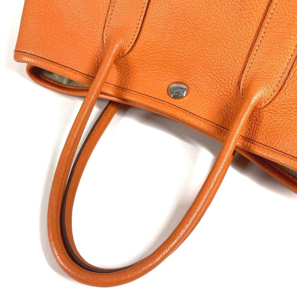 HERMES Garden Party TPM Garden Party TPM Bolso Bolso Bolso Tote Negonda Señoras Naranja
