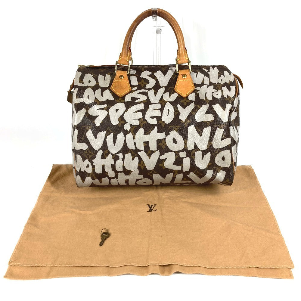 LOUIS VUITTON M92195 Monogram Graffiti Speedy 30 Mini Boston Bag Bag Handbag Monogram Graffiti Canvas Women's Brown