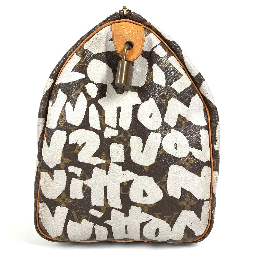 LOUIS VUITTON M92195 Monogram Graffiti Speedy 30 Mini Boston Bag Bag Handbag Monogram Graffiti Canvas Women's Brown