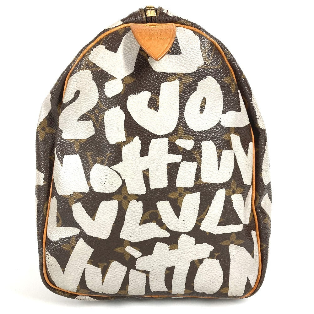LOUIS VUITTON M92195 Monogram Graffiti Speedy 30 Mini Boston Bag Bag Handbag Monogram Graffiti Canvas Women's Brown