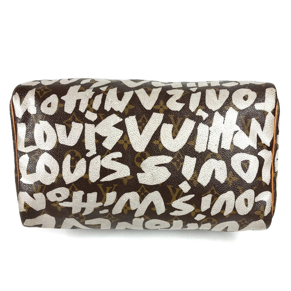 LOUIS VUITTON M92195 Monogram Graffiti Speedy 30 Mini Boston Bag Bag Handbag Monogram Graffiti Canvas Women's Brown