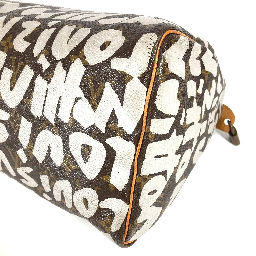 LOUIS VUITTON M92195 Monogram Graffiti Speedy 30 Mini Boston Bag Bag Handbag Monogram Graffiti Canvas Women's Brown