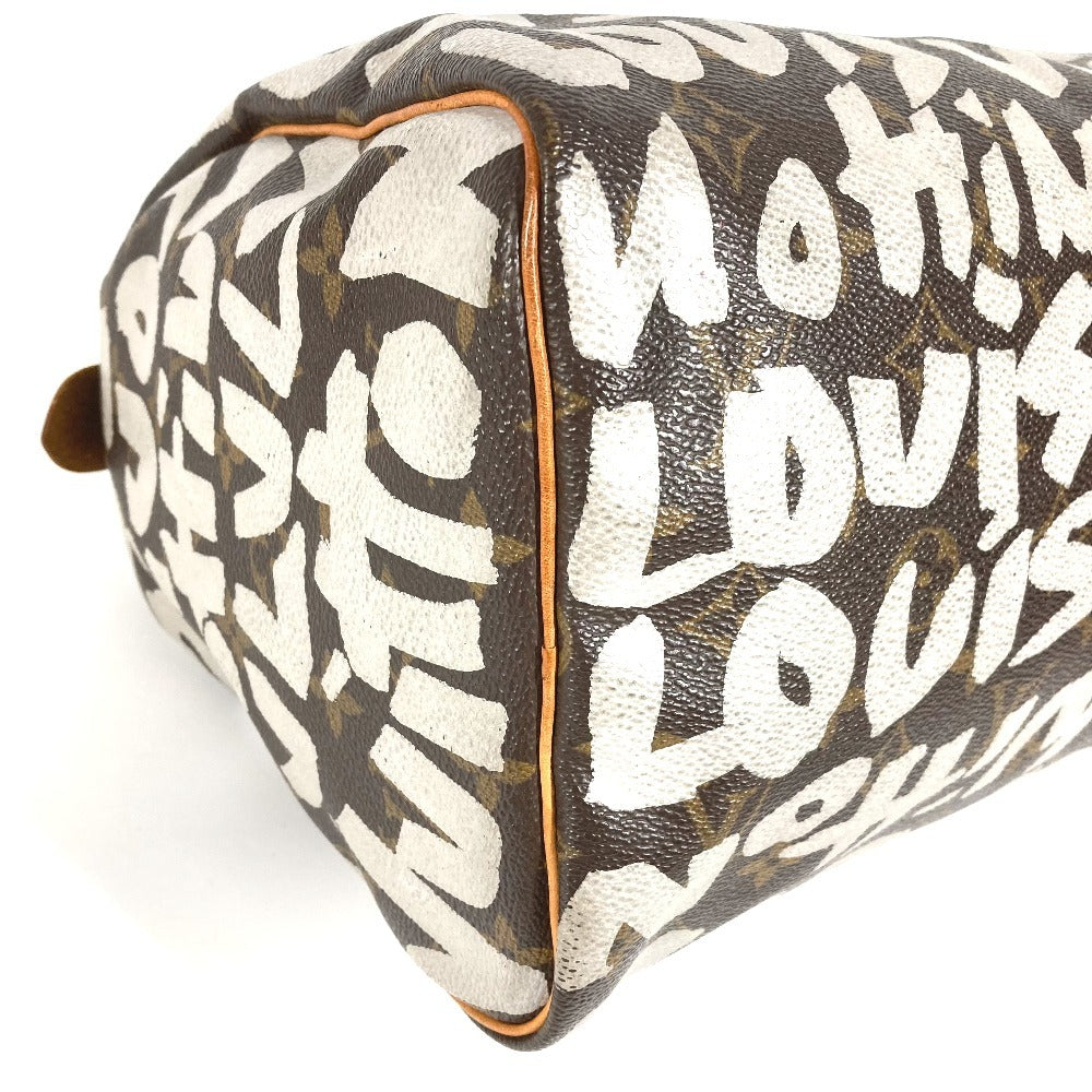 LOUIS VUITTON M92195 Monogram Graffiti Speedy 30 Mini Boston Bag Bag Handbag Monogram Graffiti Canvas Women's Brown