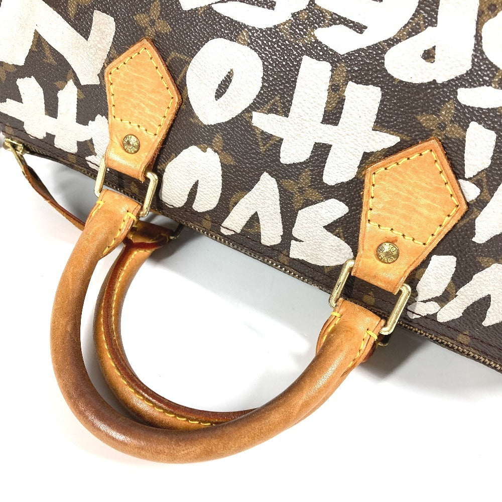 LOUIS VUITTON M92195 Monogram Graffiti Speedy 30 Mini Boston Bag Bag Handbag Monogram Graffiti Canvas Women's Brown