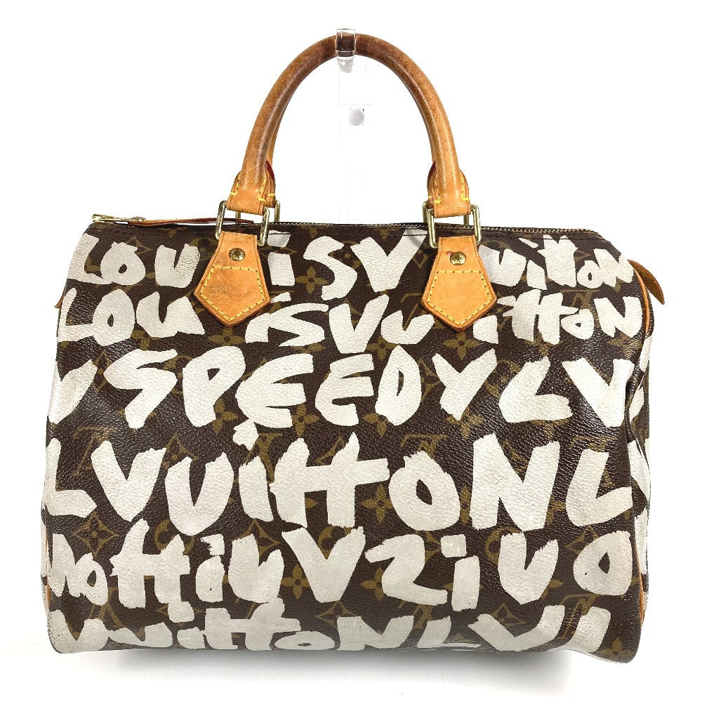 LOUIS VUITTON M92195 Monogram Graffiti Speedy 30 Mini Boston Bag Bag Handbag Monogram Graffiti Canvas Women's Brown