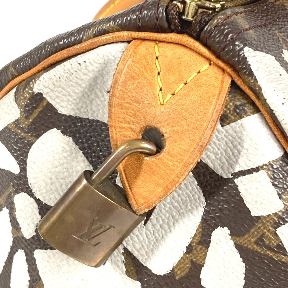 LOUIS VUITTON M92195 Monogram Graffiti Speedy 30 Mini Boston Bag Bag Handbag Monogram Graffiti Canvas Women's Brown