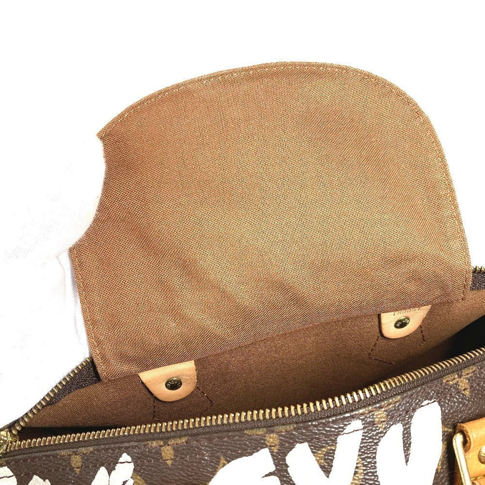 LOUIS VUITTON M92195 Monogram Graffiti Speedy 30 Mini Boston Bag Bag Handbag Monogram Graffiti Canvas Women's Brown
