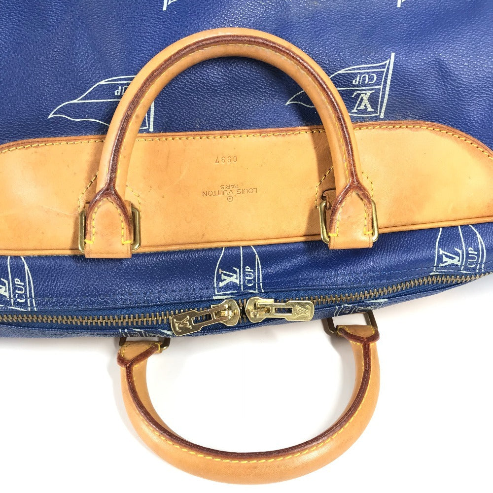 LOUIS VUITTON ZA0165 Louis Vuitton Cup Sac Plain Bag Travel Bag Travel Bag Shoulder Bag Shoulder Boston Bag Canvas Unisex Blue