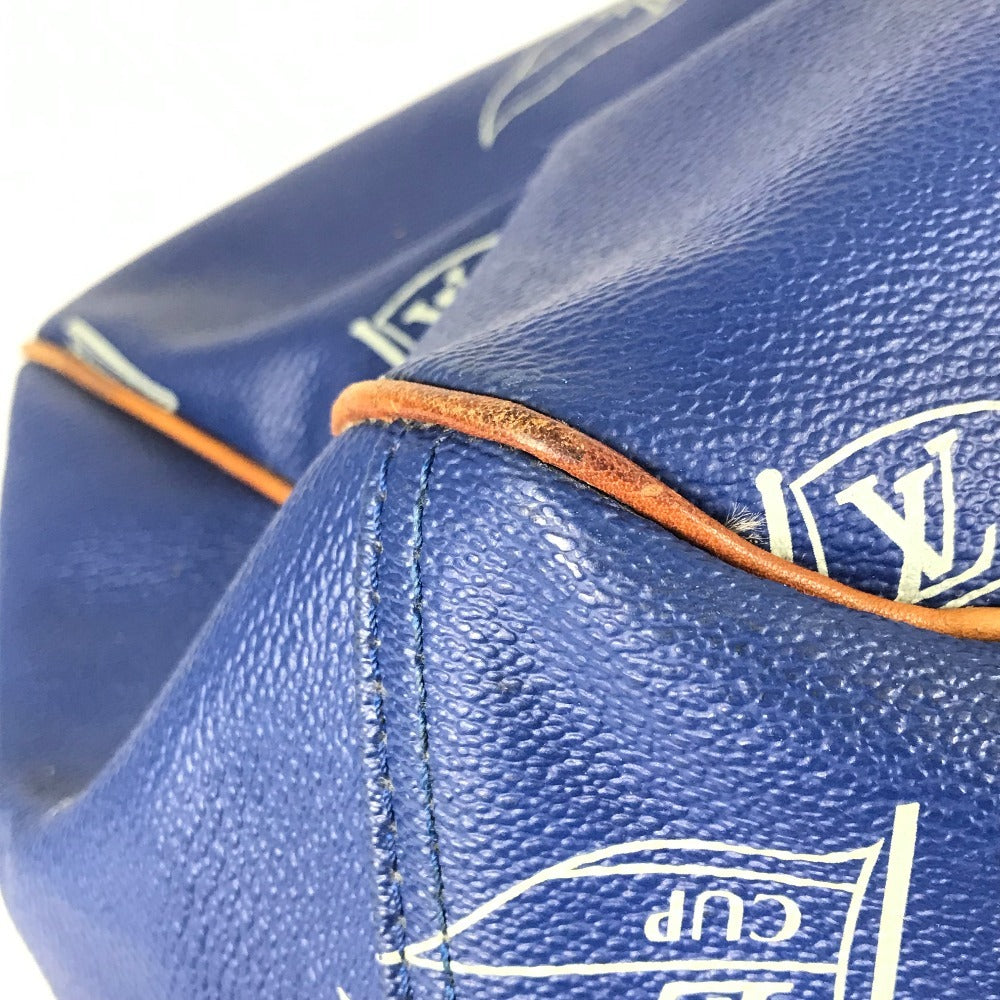 LOUIS VUITTON ZA0165 Louis Vuitton Cup Sac Plain Bag Travel Bag Travel Bag Shoulder Bag Shoulder Boston Bag Canvas Unisex Blue