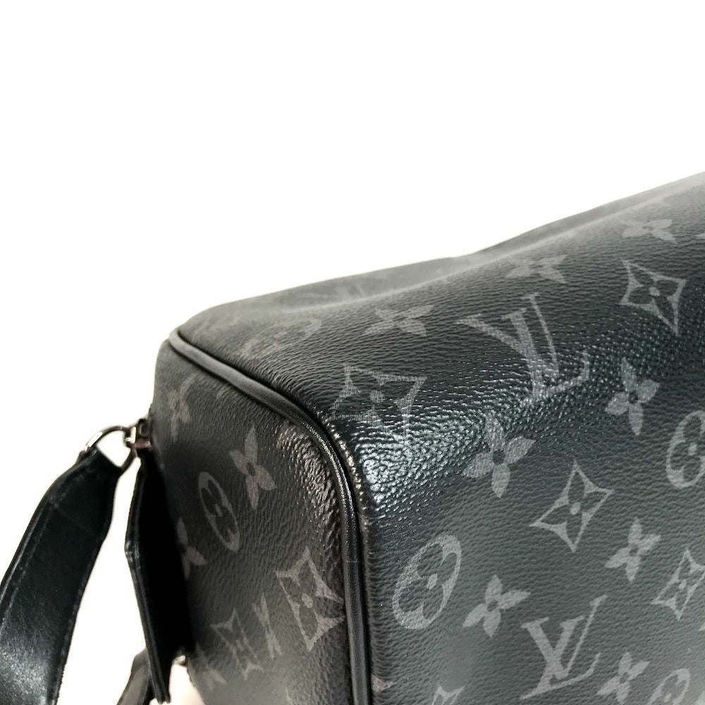 루이비통 M46354 모노그램 이클립스 Dop 키트 클러치 백 핸들 백 파우치 세컨드 백 캔버스 남성용 블랙