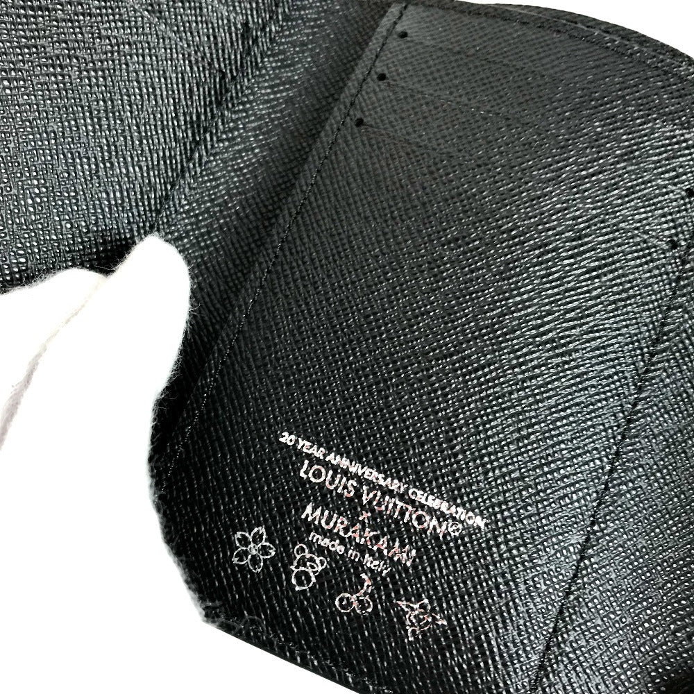 LOUIS VUITTON M14163 モノグラムマルチカラー 村上隆 LV×TM ポルトフォイユ･ヴィクトリーヌ コンパクトウォレット 財布 3つ折り財布 モノグラムマルチカラーキャンバス ユニセックス ノワール ブラック