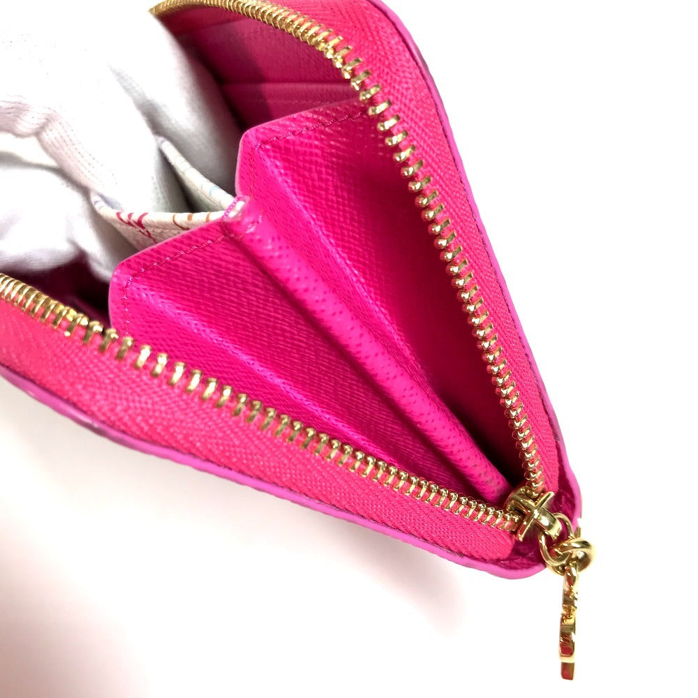 LOUIS VUITTON M14144 Japan Limited Epi Takashi Murakami LV × TM Monedero Zippy Monedero Monedero Monedero con cremallera redonda Monedero Epi Cuero Damas Lindo Rosa Rosa