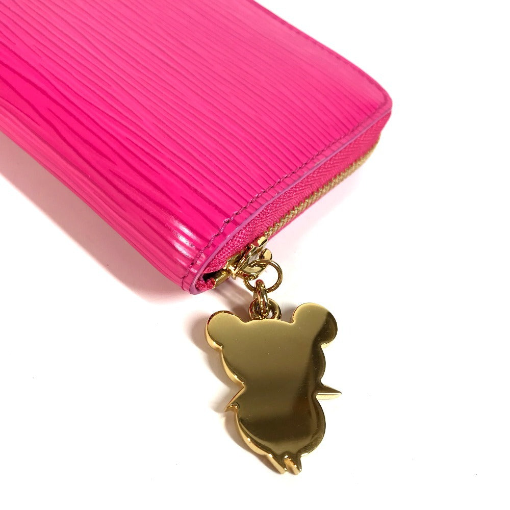 LOUIS VUITTON M14144 Japan Limited Epi Takashi Murakami LV × TM Monedero Zippy Monedero Monedero Monedero con cremallera redonda Monedero Epi Cuero Damas Lindo Rosa Rosa