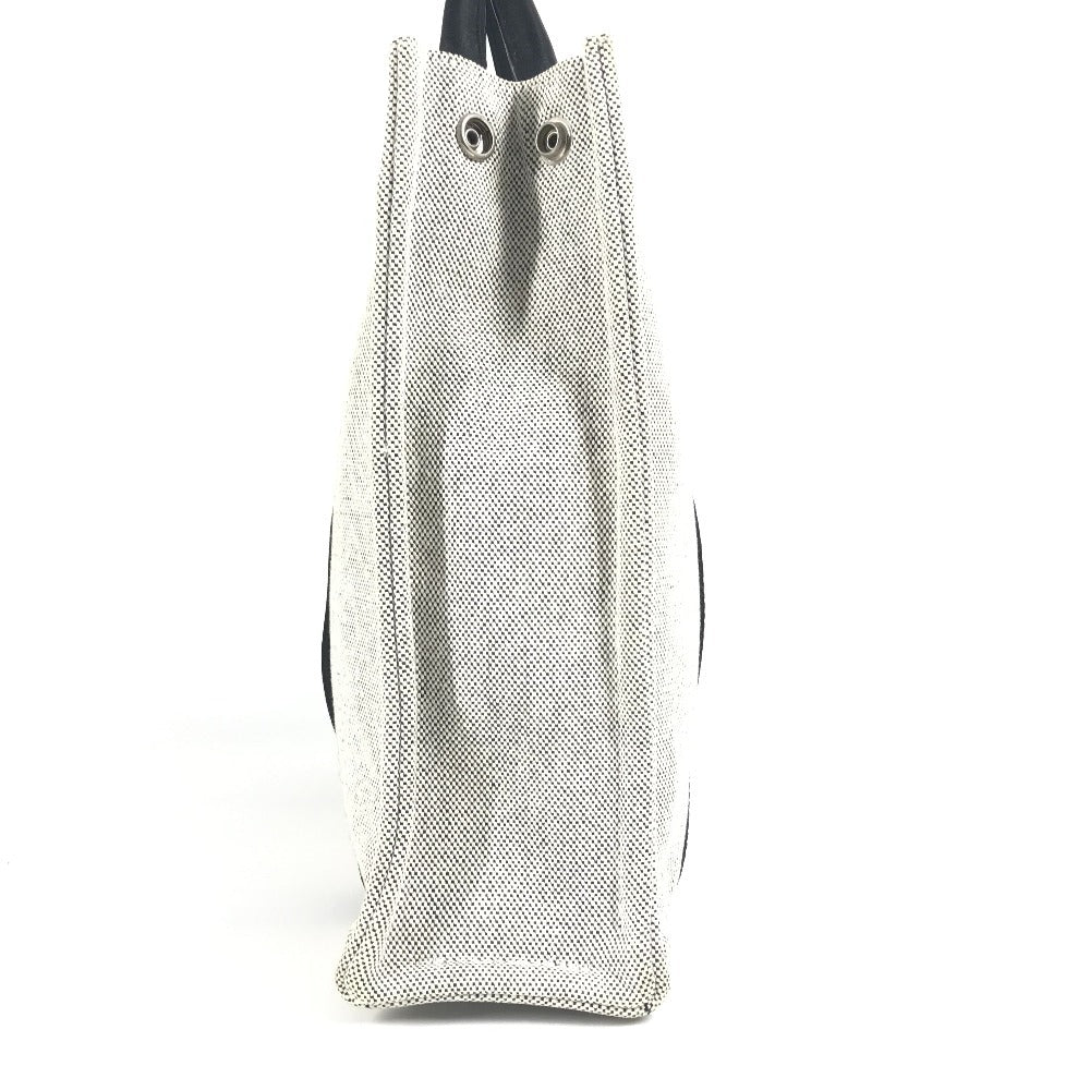 HERMES SACUANO MM SACUANO MM Bolso Tote Bolso Bolso Toile Ash Unisex Negro