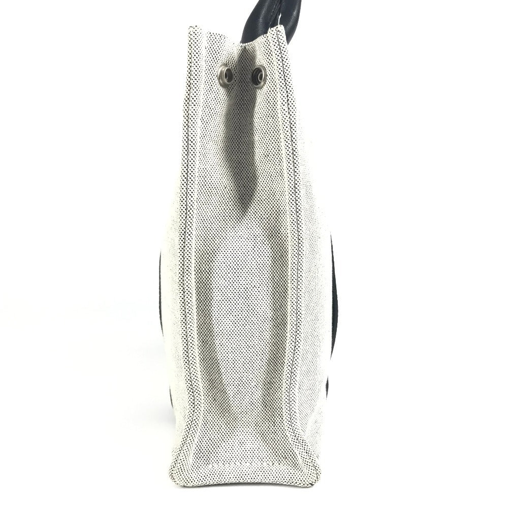 HERMES SACUANO MM SACUANO MM Bolso Tote Bolso Bolso Toile Ash Unisex Negro