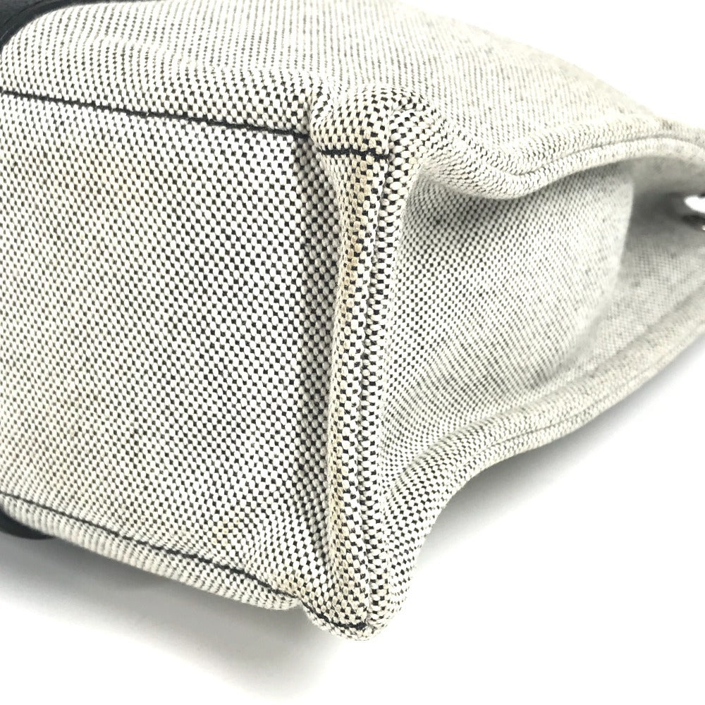 HERMES SACUANO MM SACUANO MM Bolso Tote Bolso Bolso Toile Ash Unisex Negro