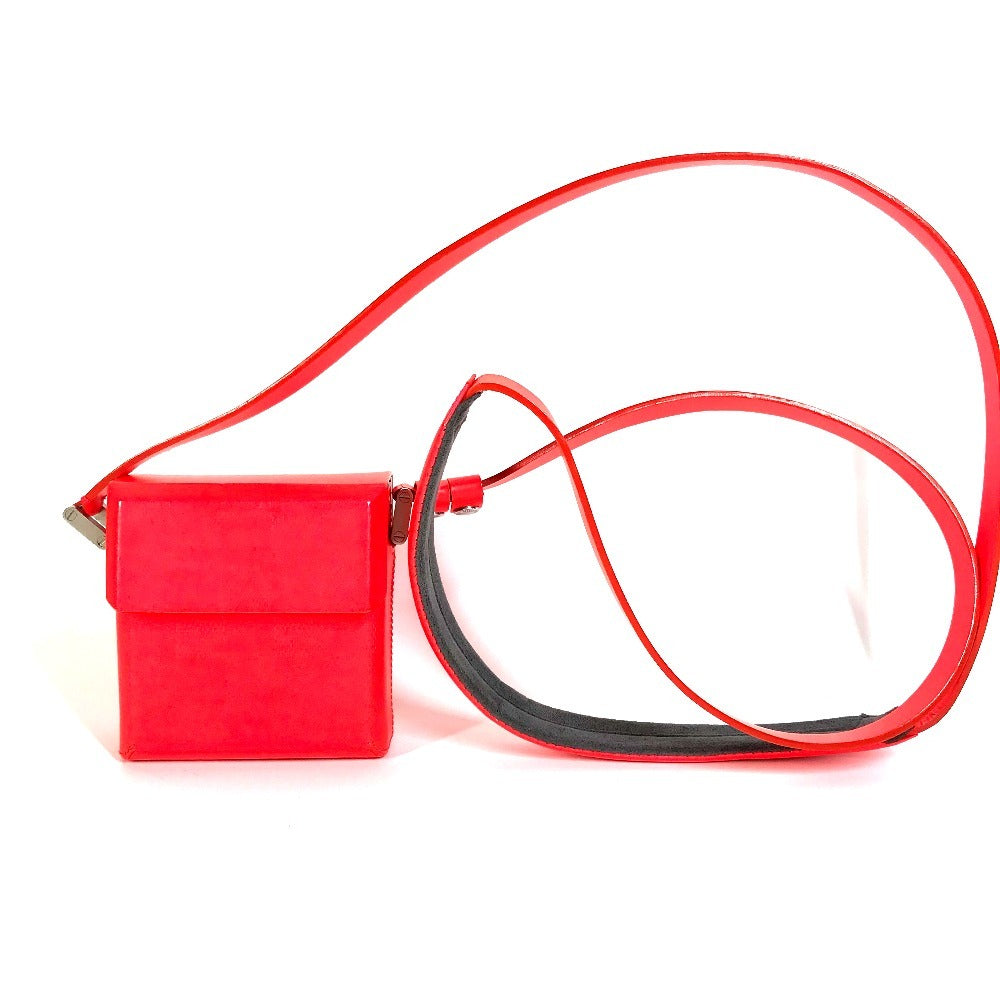 LOUIS VUITTON M92160 Damier Glace Marty Bag Pochette Crossbody Flap Shoulder Bag Damier Glace Leather Unisex Coral Red Series