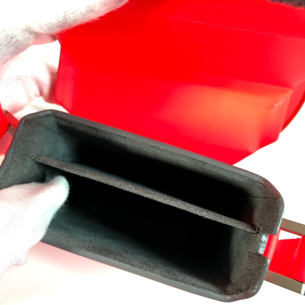 LOUIS VUITTON M92160 Damier Glace Marty Bag Pochette Crossbody Flap Shoulder Bag Damier Glace Leather Unisex Coral Red Series