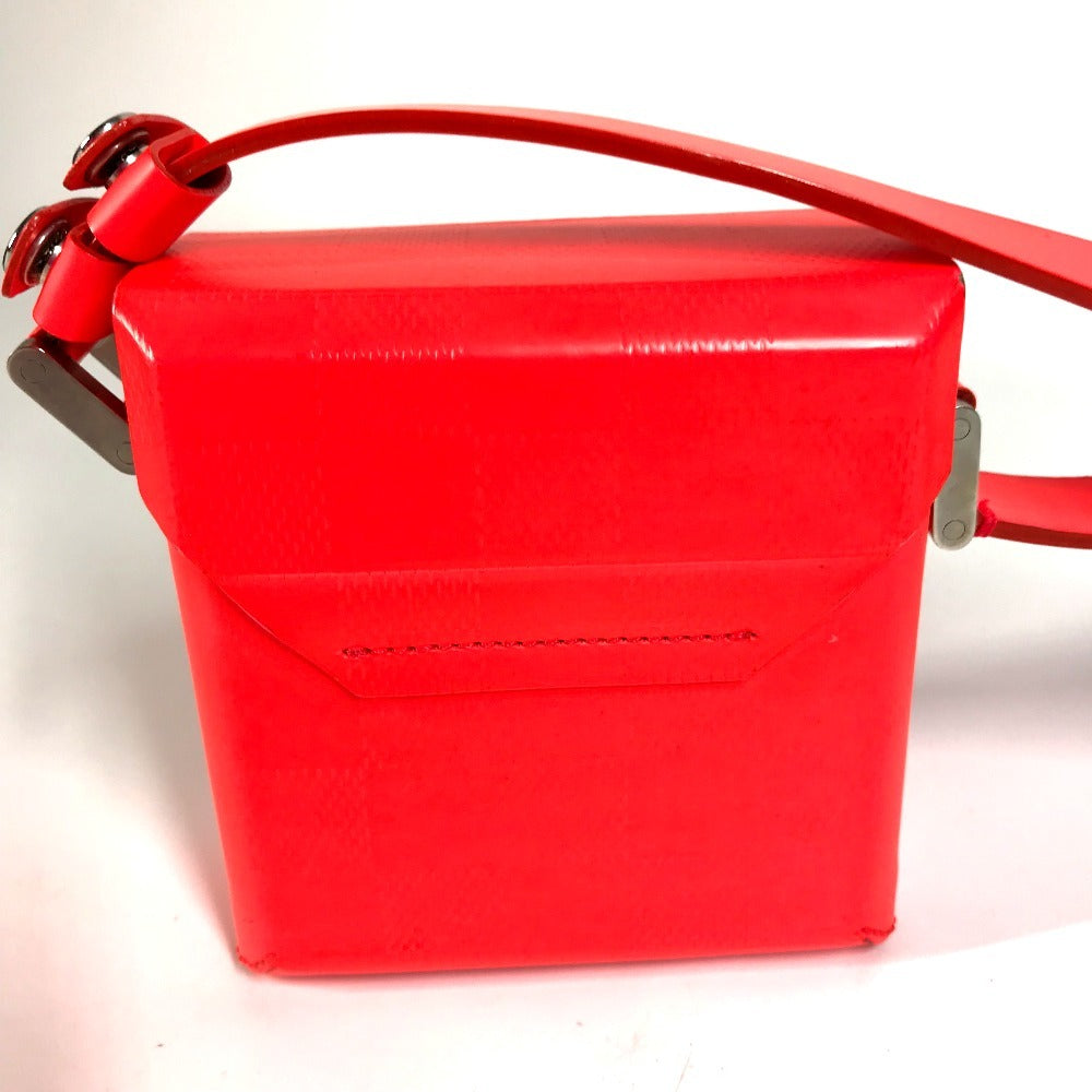 LOUIS VUITTON M92160 Damier Glace Marty Bag Pochette Crossbody Flap Shoulder Bag Damier Glace Leather Unisex Coral Red Series