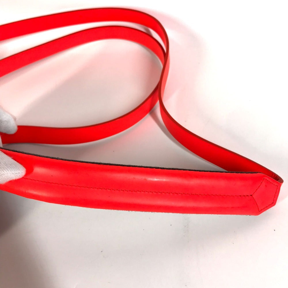 LOUIS VUITTON M92160 Damier Glace Marty Bag Pochette Crossbody Flap Shoulder Bag Damier Glace Leather Unisex Coral Red Series