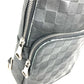 LOUIS VUITTON N41720 Damier Infini Avenue Sling Bag Bag Crossbody Shoulder Bag Body Bag Damier Infini Leather Men's Onyx Black