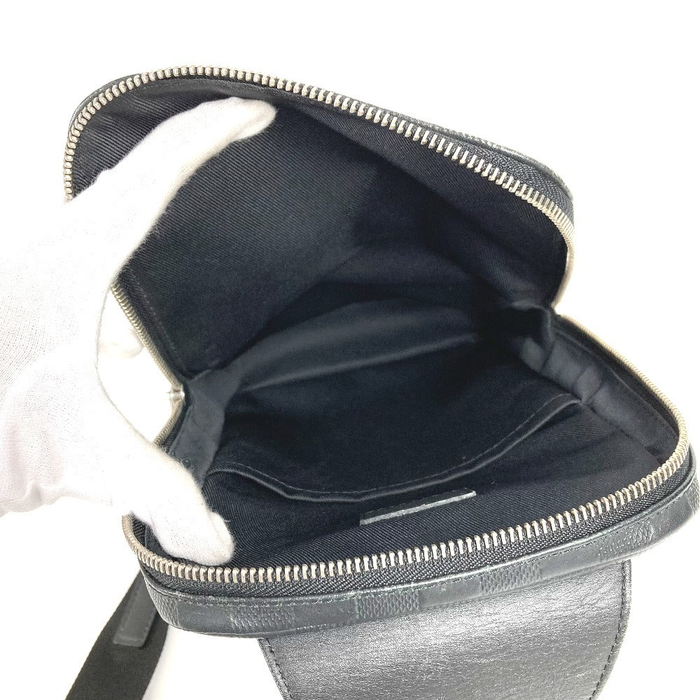 LOUIS VUITTON N41720 Damier Infini Avenue Sling Bag Bag Crossbody Shoulder Bag Body Bag Damier Infini Leather Men's Onyx Black