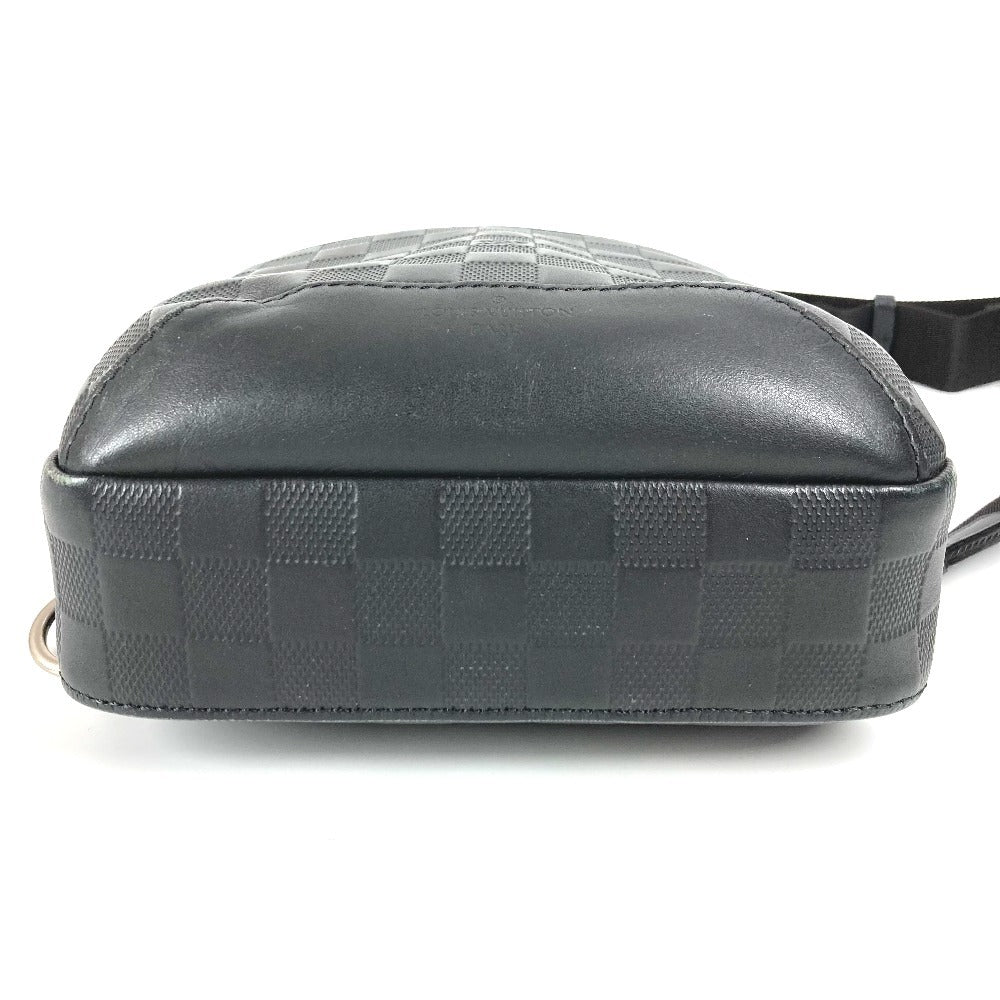 LOUIS VUITTON N41720 Damier Infini Avenue Sling Bag Bag Crossbody Shoulder Bag Body Bag Damier Infini Leather Men's Onyx Black