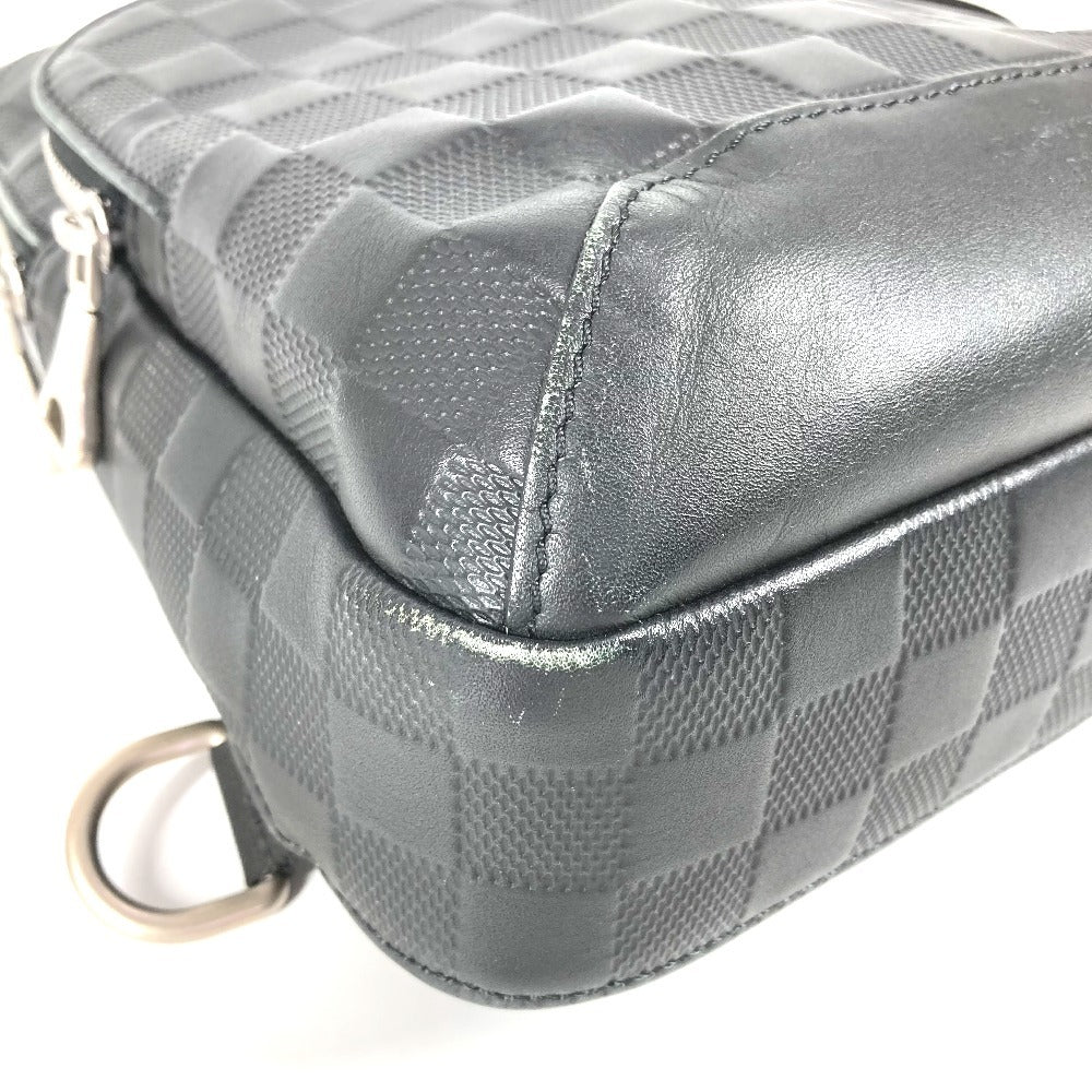 LOUIS VUITTON N41720 Damier Infini Avenue Sling Bag Bag Crossbody Shoulder Bag Body Bag Damier Infini Leather Men's Onyx Black