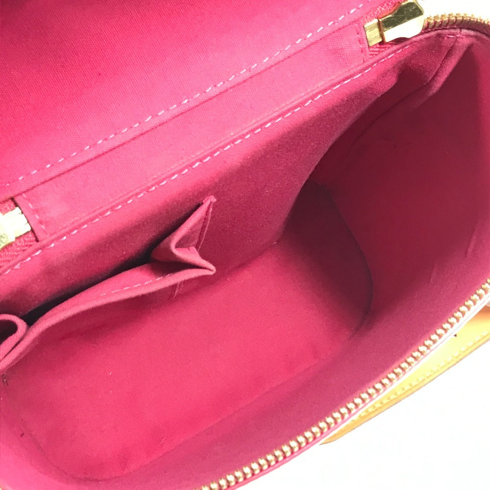 Louis vuitton m91259 monogram vernis sullivan beg menegak pochette crossbody bahu beg monogram vernis kanvas wanita merah jambu merah jambu merah jambu