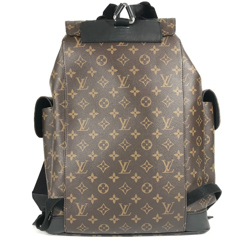 LOUIS VUITTON M43735 Monogram Macassar Christopher MM Christopher MM Backpack Bag Rucksack Monogram Macassar Canvas Unisex Brown