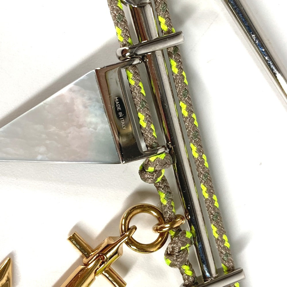 LOUIS VUITTON Rope LV Logo Pin Brooch Accessory Brooch Metal Unisex Silver