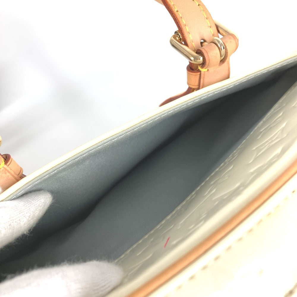 LOUIS VUITTON M93514 モノグラムヴェルニ サミット・ドライブ カバン トートバッグ ショルダーバッグ 肩掛け ハンドバッグ モノグラムヴェルニキャンバス レディース ペルル ホワイト