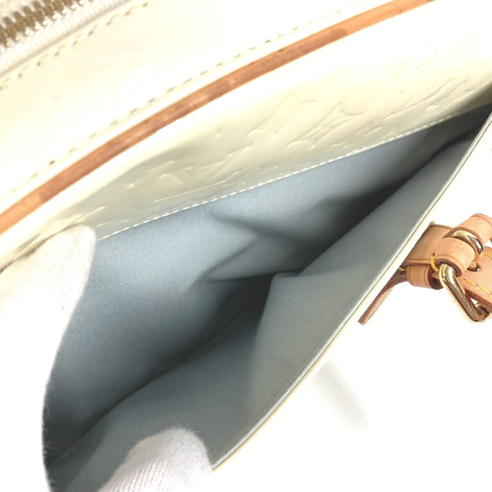 LOUIS VUITTON M93514 モノグラムヴェルニ サミット・ドライブ カバン トートバッグ ショルダーバッグ 肩掛け ハンドバッグ モノグラムヴェルニキャンバス レディース ペルル ホワイト