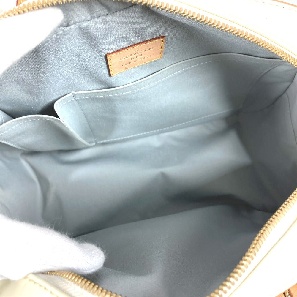 LOUIS VUITTON M93514 モノグラムヴェルニ サミット・ドライブ カバン トートバッグ ショルダーバッグ 肩掛け ハンドバッグ モノグラムヴェルニキャンバス レディース ペルル ホワイト